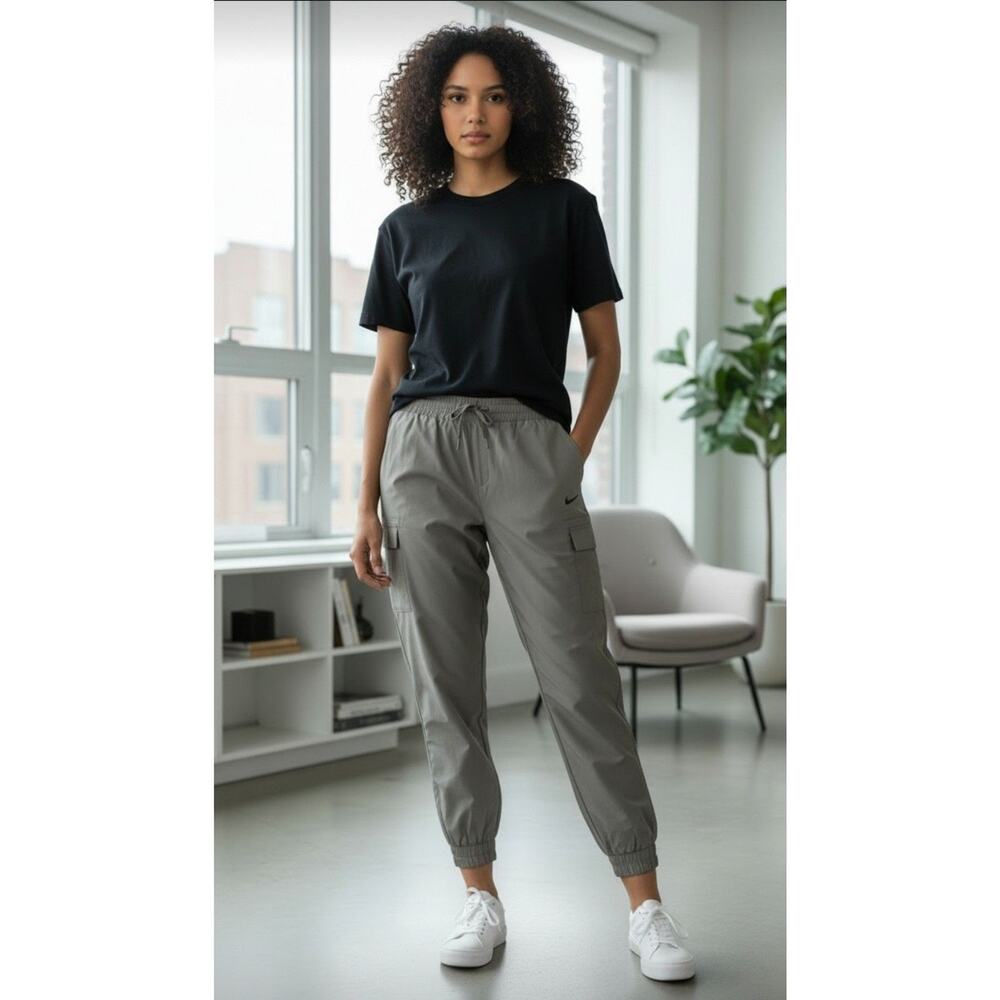 All in Motion Size 3X Women's Gray Cargo Jogger Pants Athletic Drawstring